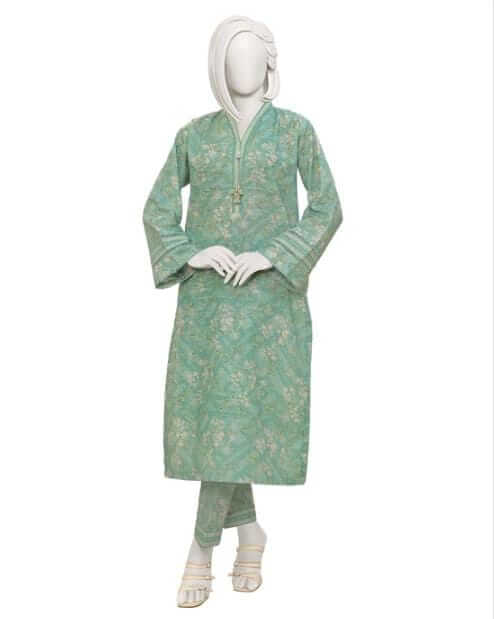 Green | Mtj-Tariq Jamil 2pc Unstitched Khaddar Suit