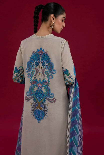 Off White | Sana Safinaz 3pc Unstitched Lawn Suit