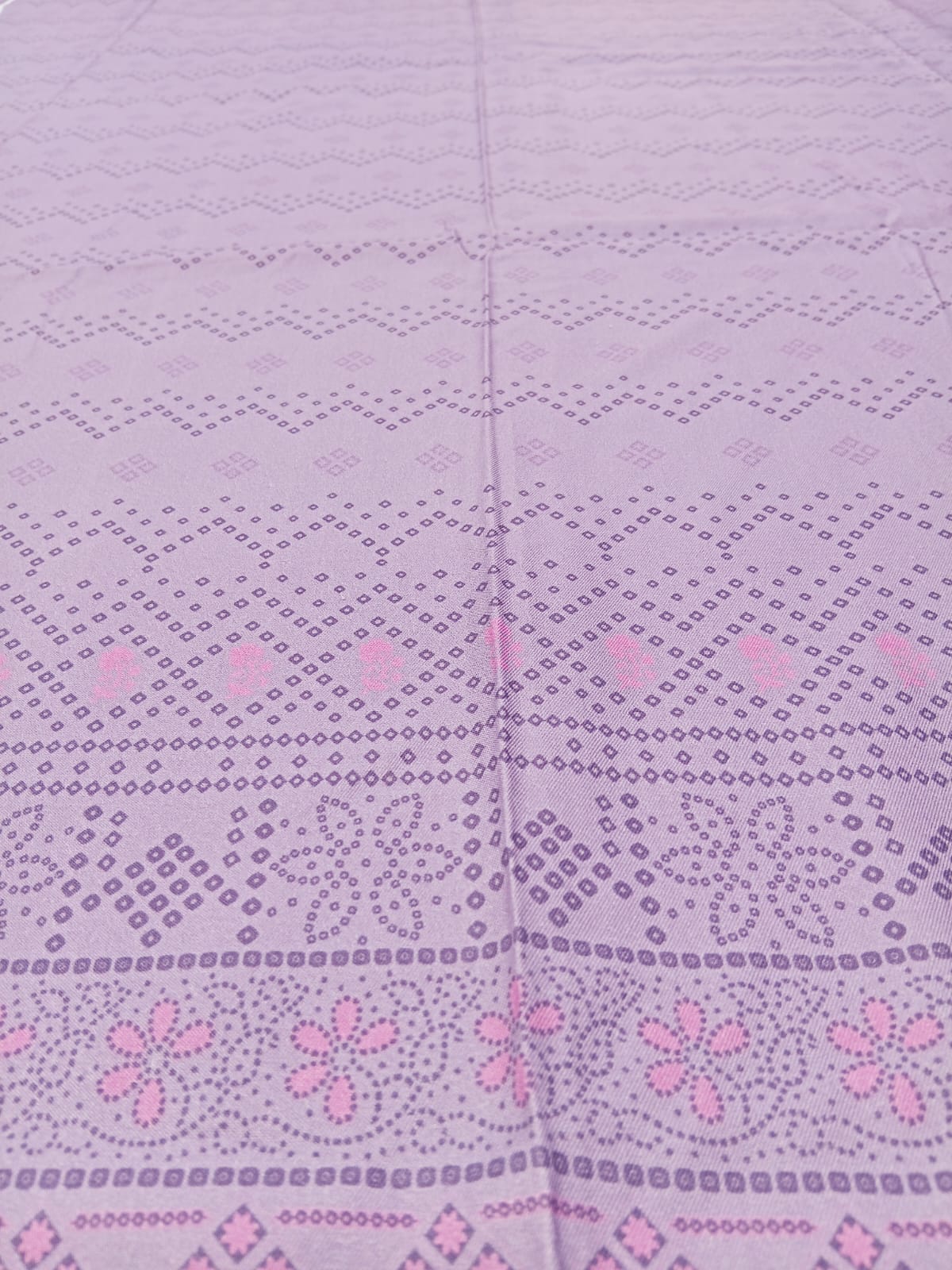 Lavender | Mtj-Tariq Jamil 3pc Unstitched Twill Viscose Suit