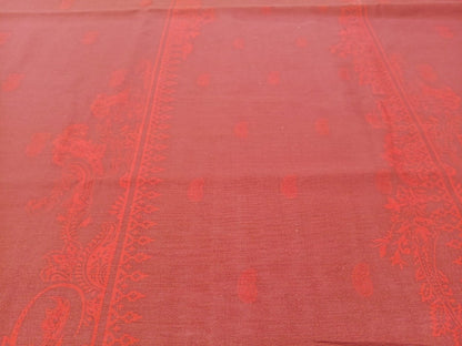 Maroon | Mtj-Tariq Jamil 3pc Unstitched Khaddar Suit