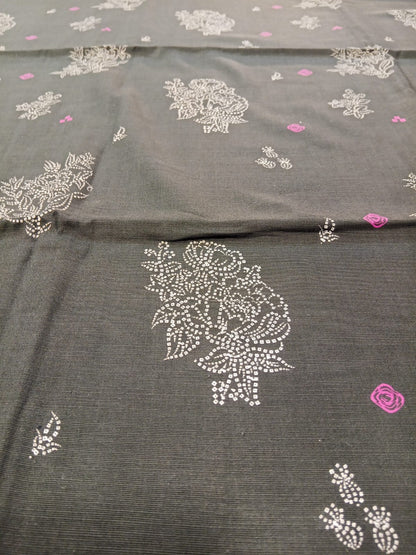 Black | Mtj-Tariq Jamil 3pc Unstitched Khaddar Suit