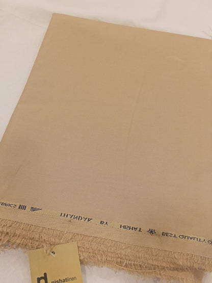 Camel Brown | Nishat Men's Unstitched Wash & Wear