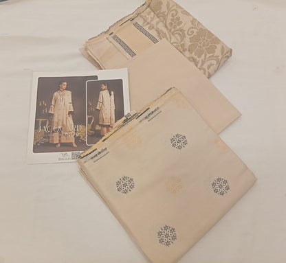 Skin | Regalia 3pc Unstitched Jacquard Viscose
