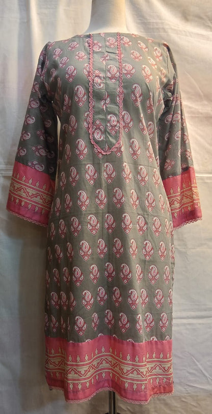 Stitched Collection 1-Piece | Olive Green