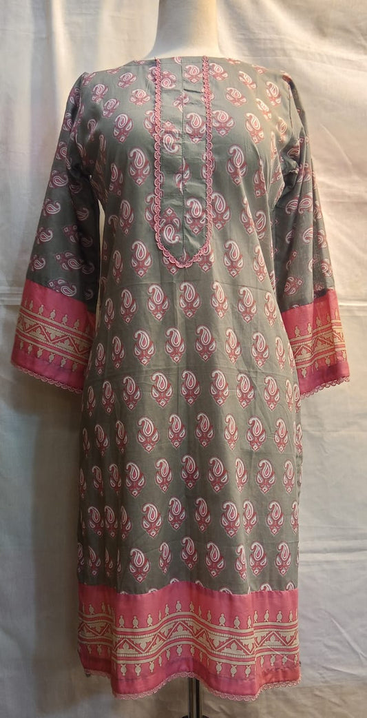 Stitched Collection 1-Piece | Olive Green