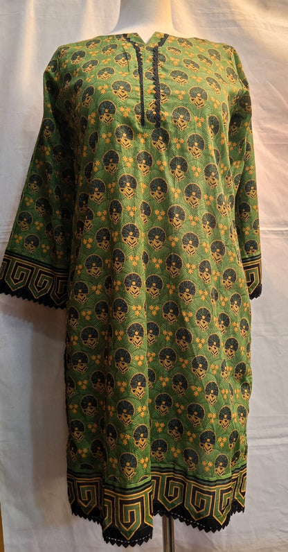 Stitched Collection 1-Piece | Dark Green