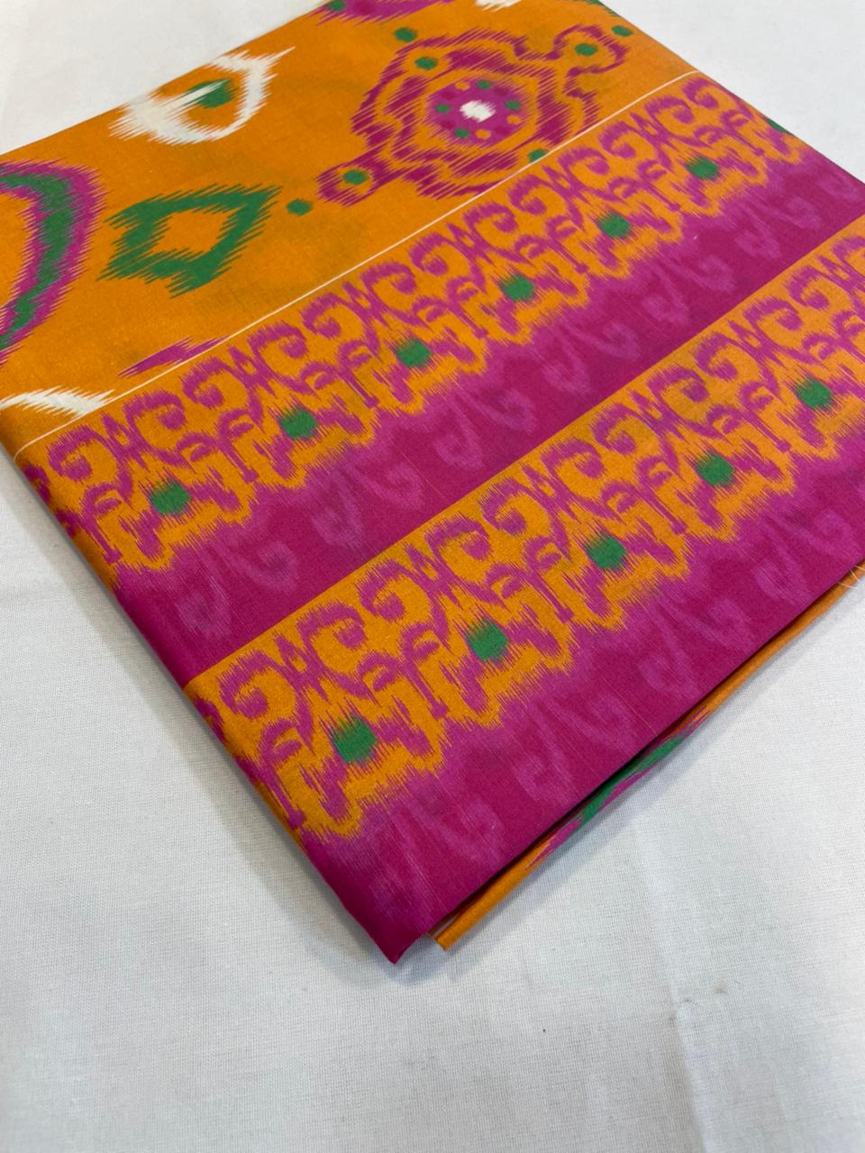 Orange | Al-Karam 2pc Unstitched Lawn Suit