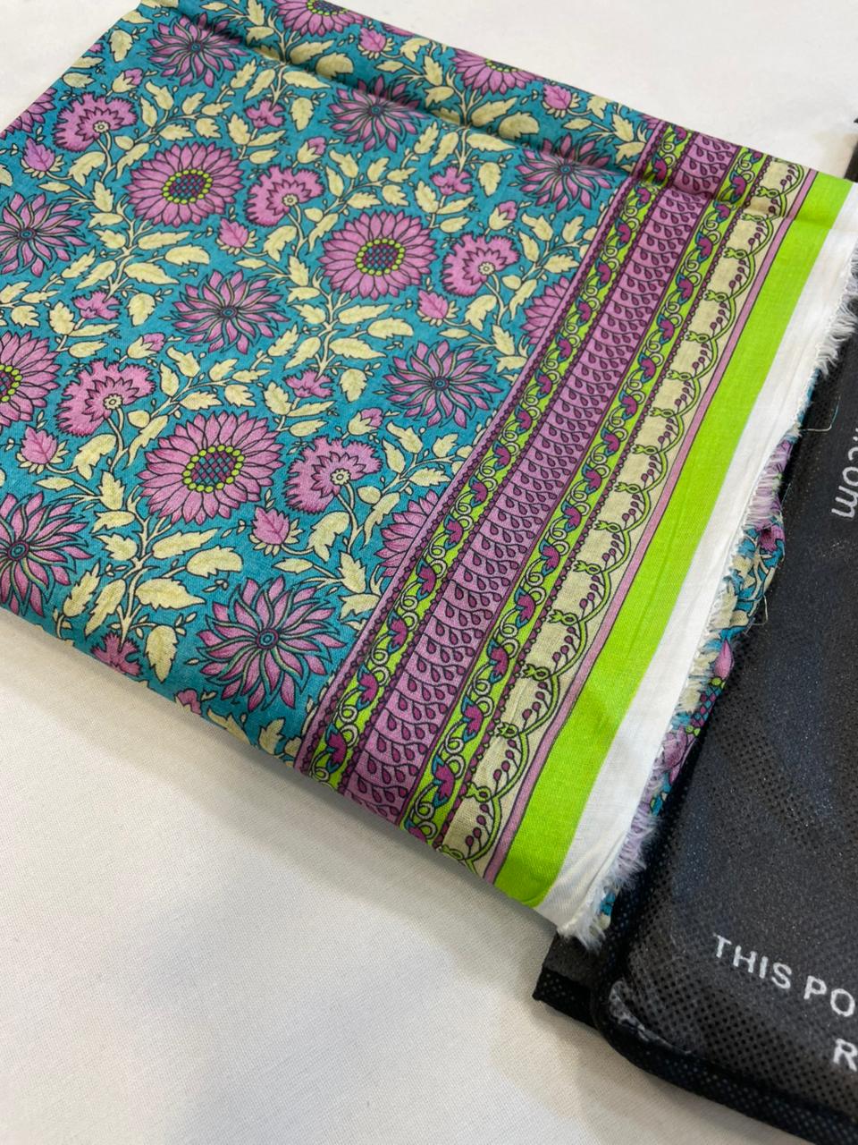 Green | Al-Karam 2pc Unstitched Lawn Suit