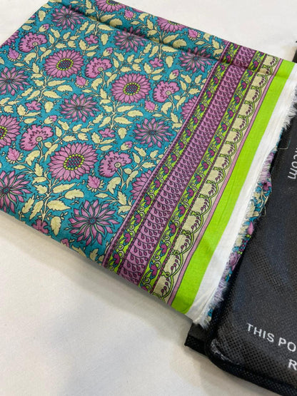 Green | Al-Karam 2pc Unstitched Lawn Suit