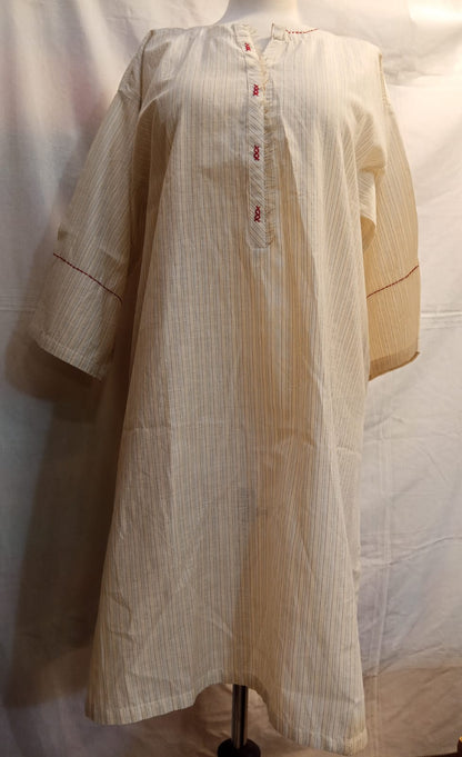 Stitched Collection 1-Piece | Ash White