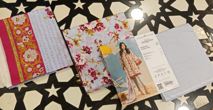 Bonanza Satrangi 3pc Unstitched Lawn Suit