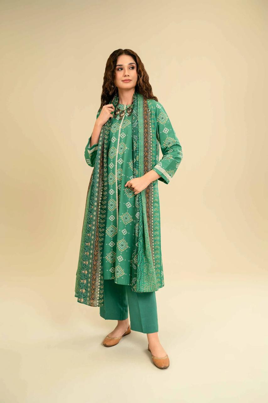 Nisha By Nishat 3pc Unstitched Lawn