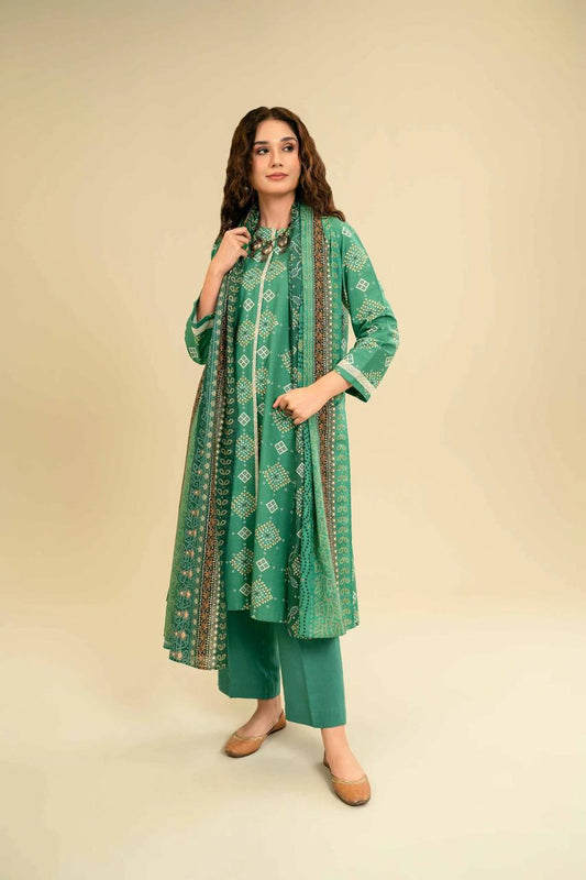 Nisha By Nishat 3pc Unstitched Lawn