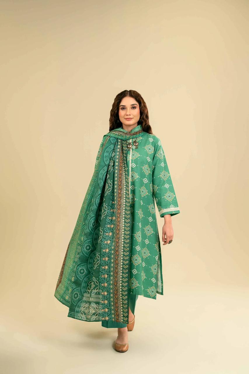Nisha By Nishat 3pc Unstitched Lawn
