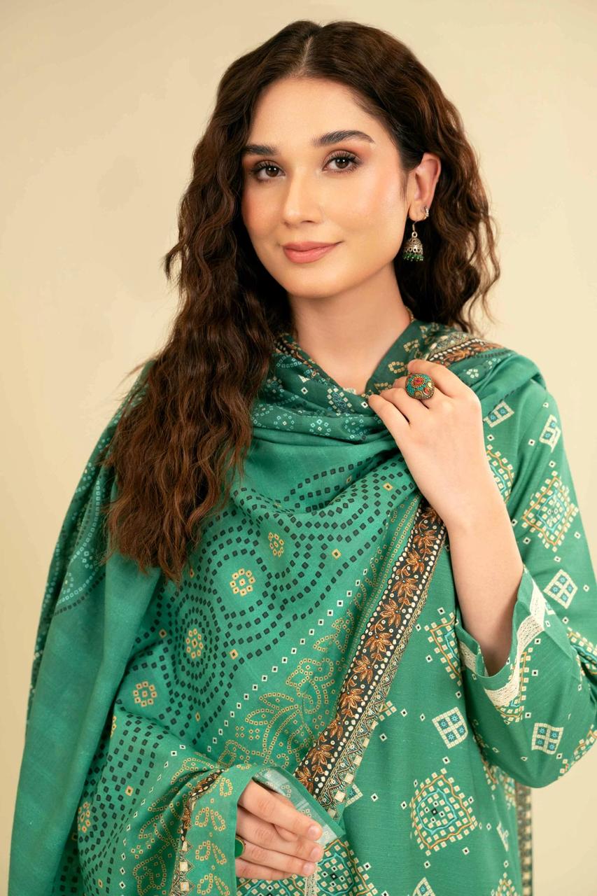 Nisha By Nishat 3pc Unstitched Lawn