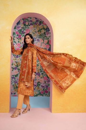 Nisha By Nishat 3pc Unstitched Lawn