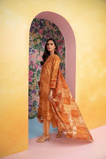 Nisha By Nishat 3pc Unstitched Lawn