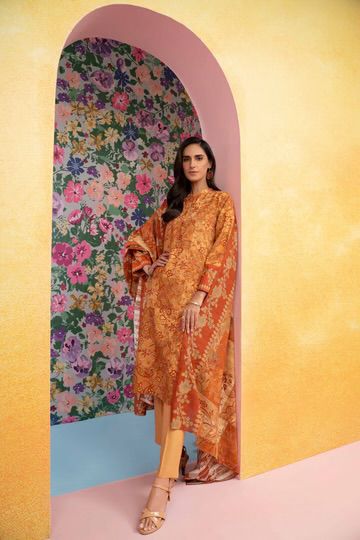 Nisha By Nishat 3pc Unstitched Lawn