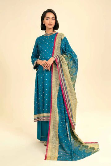 Nisha By Nishat 3pc Unstitched Lawn