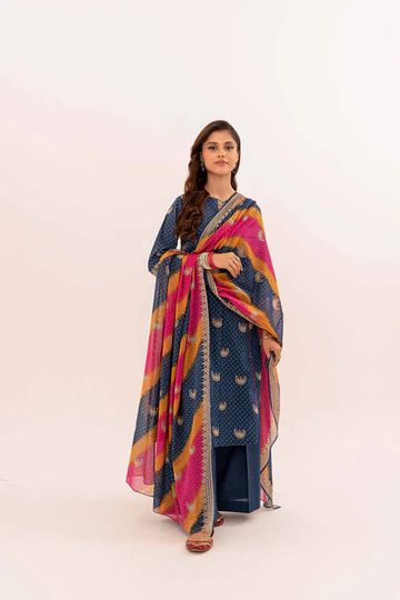 Nisha By Nishat 3pc Unstitched Lawn