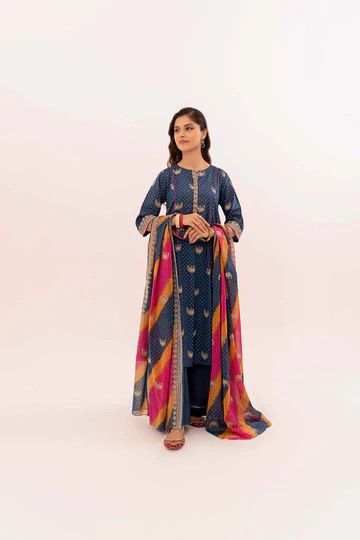 Nisha By Nishat 3pc Unstitched Lawn