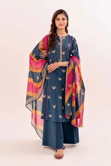 Nisha By Nishat 3pc Unstitched Lawn