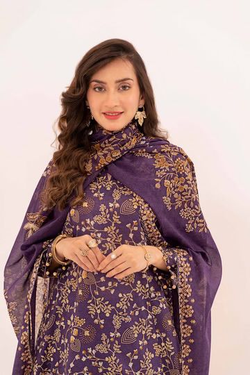 Nisha By Nishat 3pc Unstitched Lawn