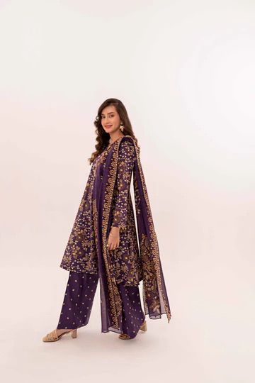 Nisha By Nishat 3pc Unstitched Lawn