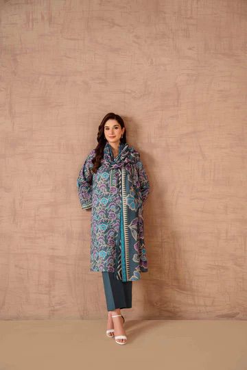 Nisha By Nishat 3pc Unstitched Lawn