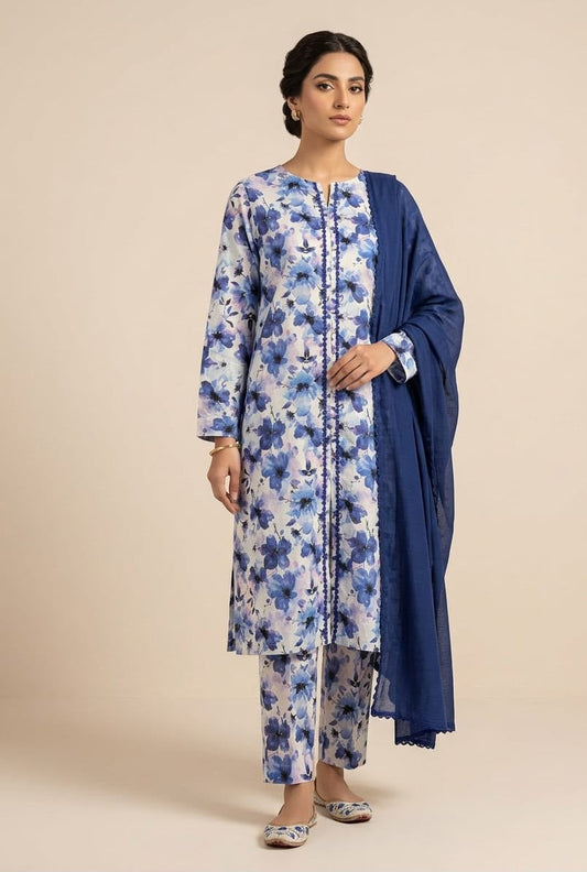 Al Janan 3pc Stitched Lawn