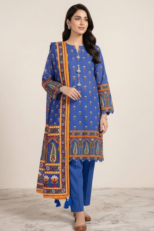 Al Janan 3pc Stitched Lawn