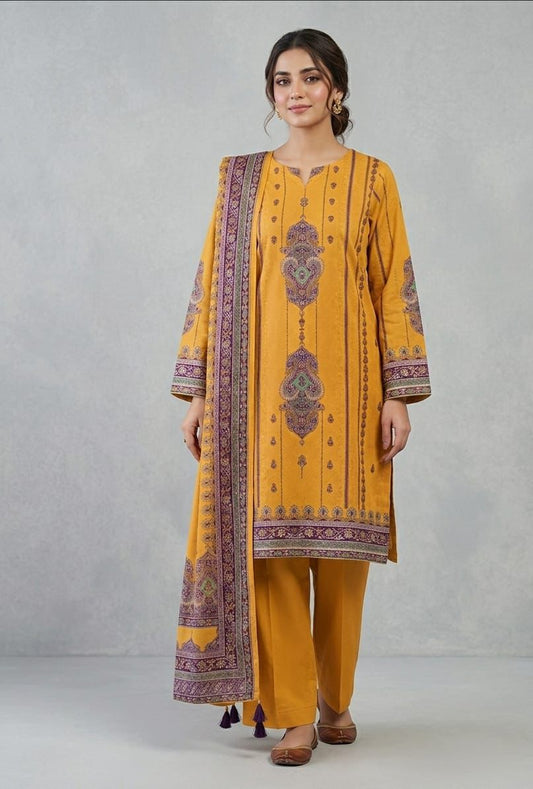 Al Janan 3pc Stitched Lawn