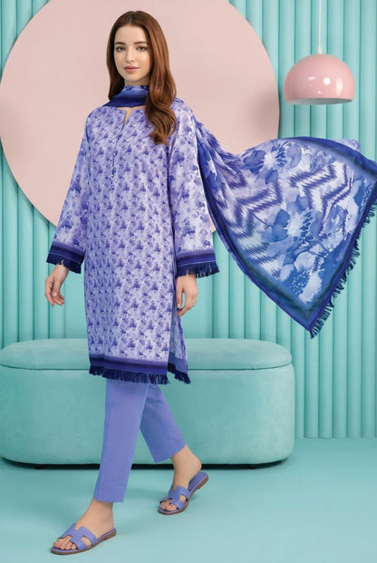 shot of the Salina Mid Summer Cotton Suit Lavender