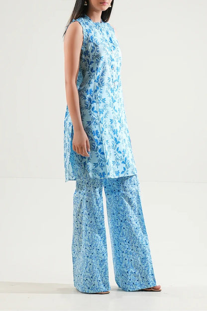 Blue | Saya 2PC Unstitched Lawn Suit