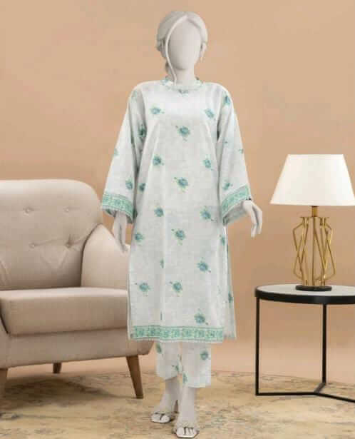 Off White | Mtj-Tariq Jamil 2pc Unstitched Khaddar Suit