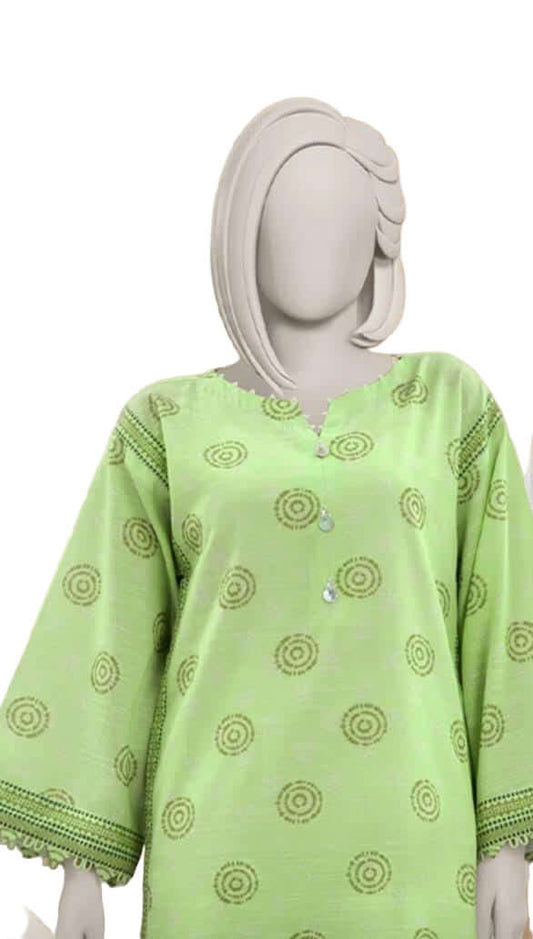 Green | Mtj-Tariq Jamil 2pc Unstitched Khaddar Suit