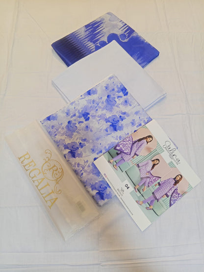 shot of the Salina Mid Summer Cotton Suit Lavender