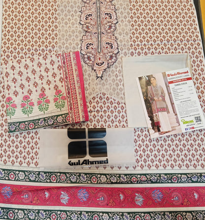 shot of the Gul Ahmed Embroidered Lawn Suit
