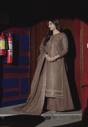 Asim Jofa Embroidered Chiffon