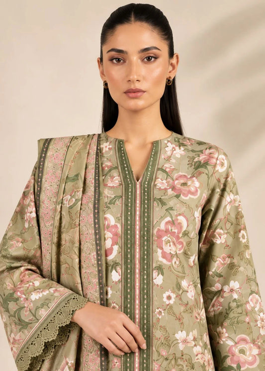 Alkaram 3pc Unstitched Khaddar Suit | Dusty