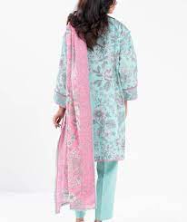 Alkaram 3pc Unstitched Khaddar Suit | Sky Blue