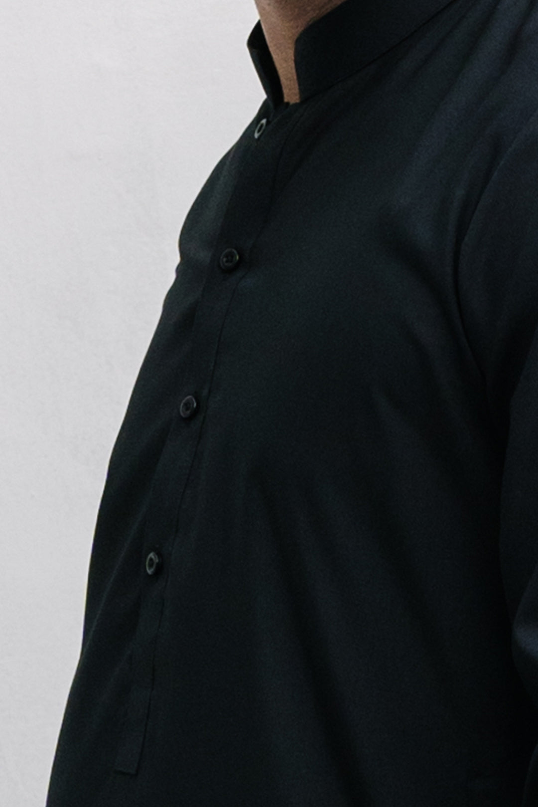 Black Zellbury Mens Wash and Wear unstitched suit worn by a model showcasing a sharp tailored fit for Summer 2026.