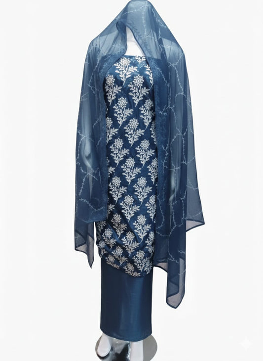 Zinc | Luxury Chiffon Embroidered